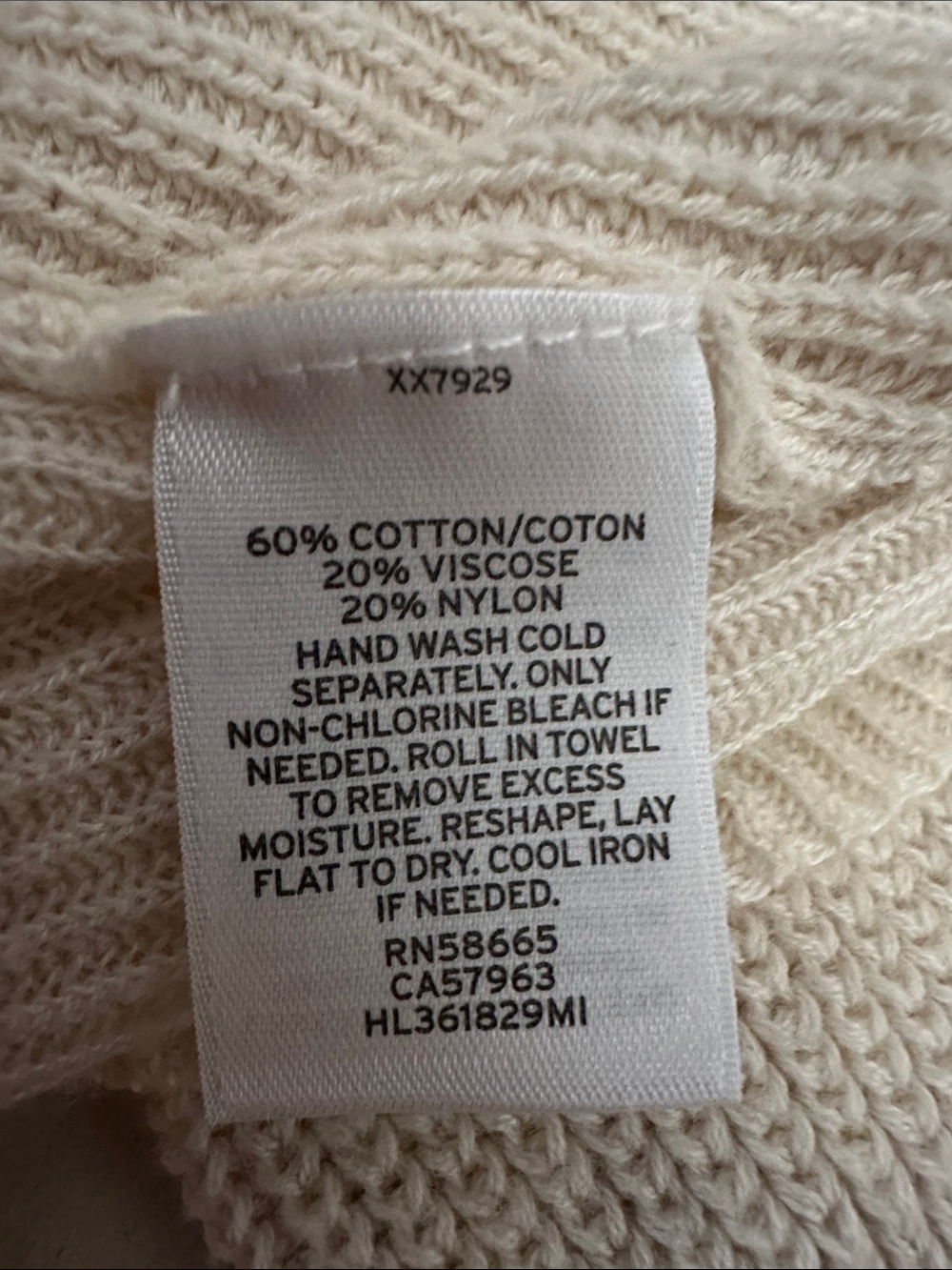 Chelsea28 Cream Open-Front Ribbed Cardigan - Picture 4 of 4